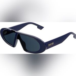 Dior Black Sunglasses with Silver Accents